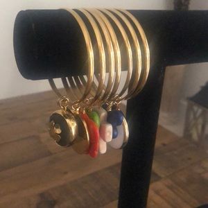 Gold bangles bracelets